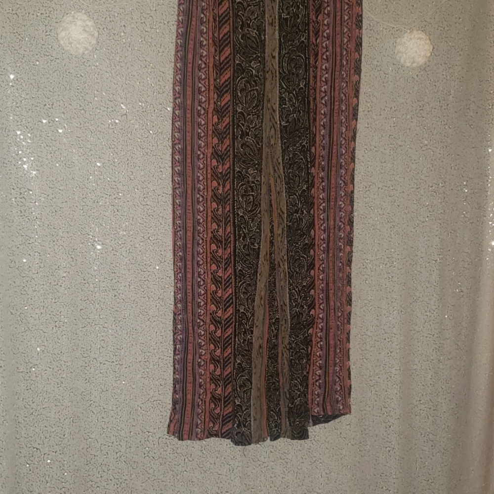 Patterned Flowy Pants - Picture 2 of 2